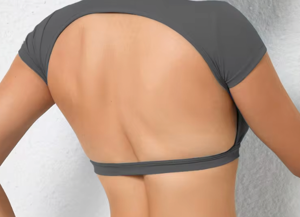 DFIT Brand Crop Backless T