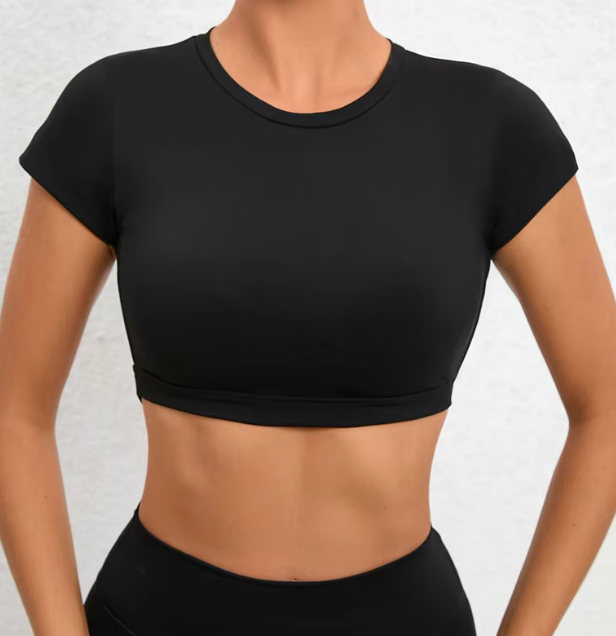 DFIT Brand Crop Backless T