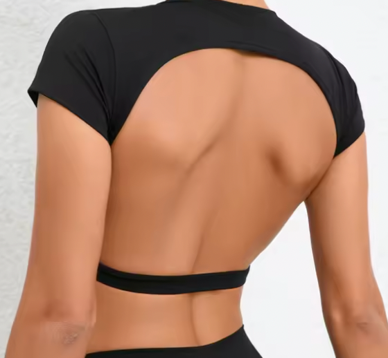 DFIT Brand Crop Backless T
